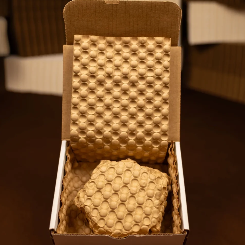 Industrial Bubble Paper Roll 60cm X 50m  Cushioning  Brown Paper Roll
