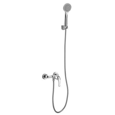 Fábrica sanitária de China dos mercadorias do chuveiro quente fixado na parede do misturador da água fria do banheiro de Handshower