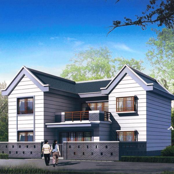 A história dois urbana bonita pré-fabricou a estrutura pequena das casas moderna