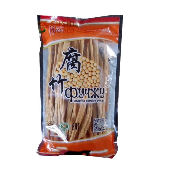 Wholesale 100% Organic Natural Dry Food Soybean Stick Fuzhu Yuba Class a Dried Bean Curd Toufu Skin Price