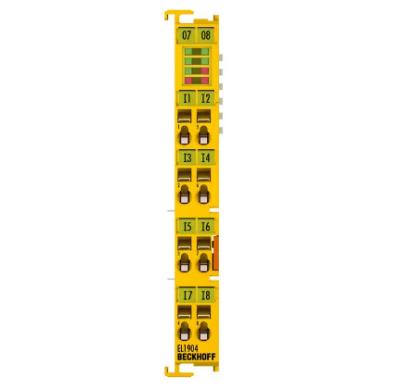 EL1904 Beckhoff. Terminal EtherCAT, entrada digital de 4 canais, 24 V DC, TwinSAFE.