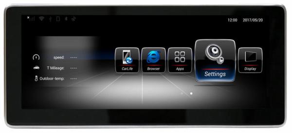 Ouchuangbo 10.25 inch audio gps navi for Benz SLK 2009-2015 android 6.0 OS 8 core 32GB ROM
