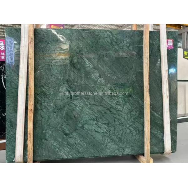 Calcite Dark Green Marble for Modern Design Villa Bathroom Sink and Dining Table