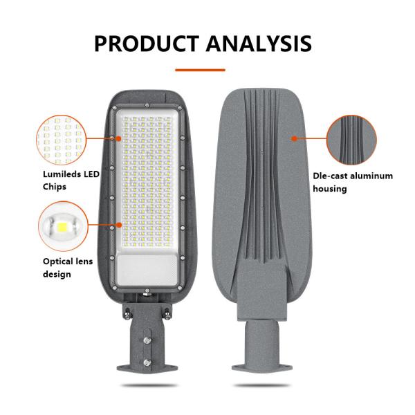 KCD resistente à água IP65 Alumínio durável Casamento Lente de computador Lâmpadas de ac 100w Led Street Light Outdoor