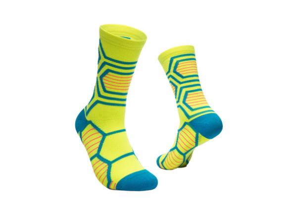 Men Sport Towel  Running Basketball Outdoor Cycling Socks  /  Casual Men Colorful Socks
