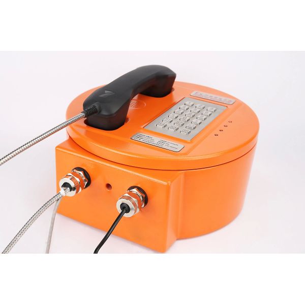 Outdoor IP66 Explosion Proof Telephone with Aluminium Alloy Enclosure and Strong Noise Canceling for Hazardous Areas
