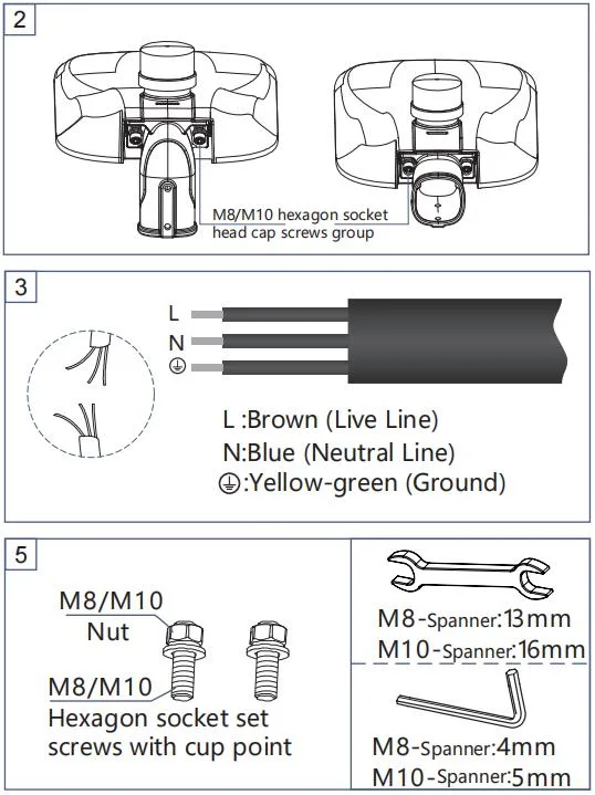 Защита от перенапряжения фотоэлементов Dali Dimming LED High Way Lighting LED Parking Lot Street Light 30W 50W 150W 200W 300W