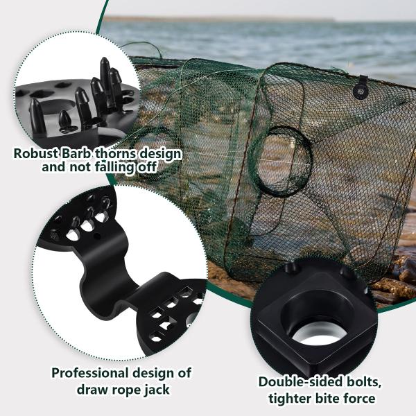 Shade Cloth Clips Heavy Duty Lock Grip for a Variety of Sun Shade Net and Plastic Mesh Clip