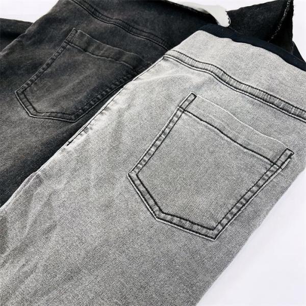 BCI Yarn Super Elastic Indigo Denim Fabric Dyed For Skinny CMA Certified