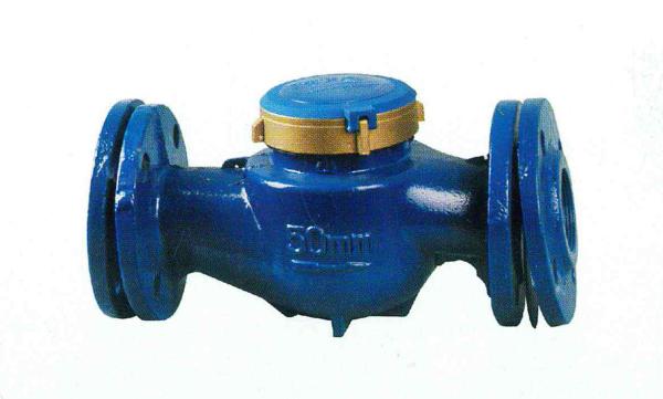 DN150 Wet Smart Cold Water Flow Meter Horizontal Rotor Plug In Dial Irrigation