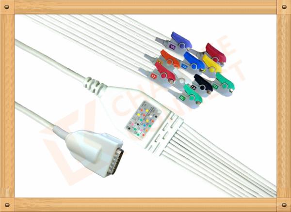 Burdick Eclipse Quinton Atria Ecg Monitor Cable One Piece Ecg Cable Clip AHA
