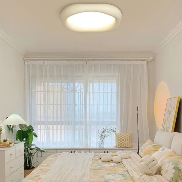 Children's Room Lights Minimalist dining room lighting Bedroom Resin white ceiling light(WH-MA-296)
