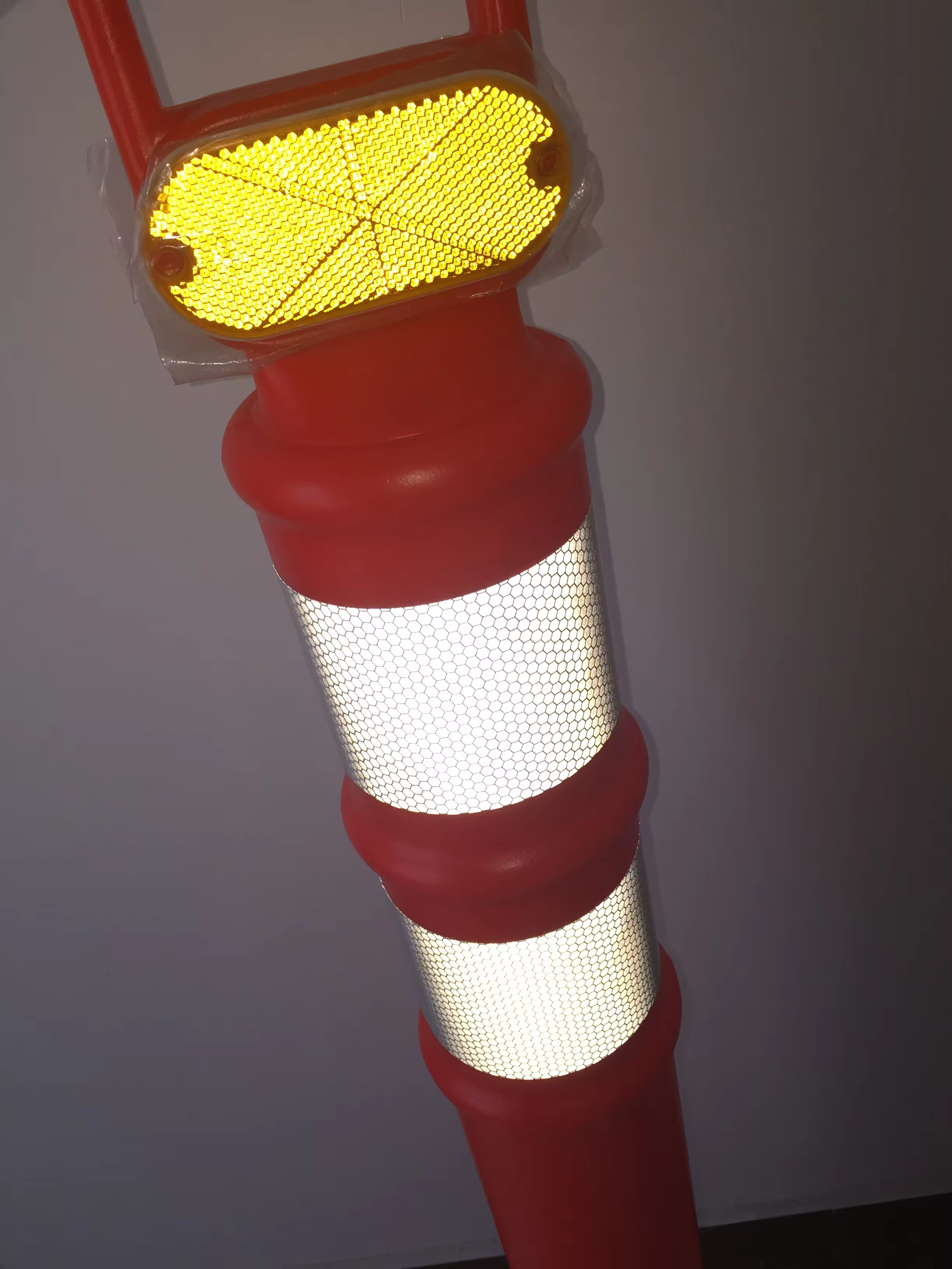 Flexible Road Safety Traffic Bollard with Top Post for Parking and Traffic Control