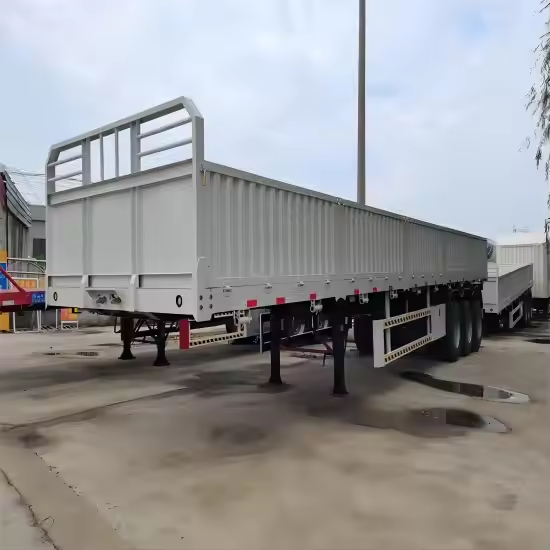 40FT 3 Axle Payload 45T Heavy Duty Mechanical Suspension 13pc Leaf Spring Wall Side Semi Truck Trailer