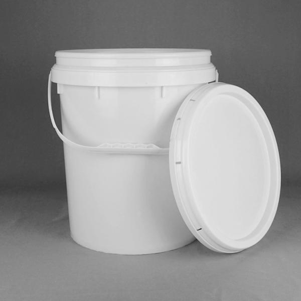 22L Large Round Plastic Water Bucket with Lid