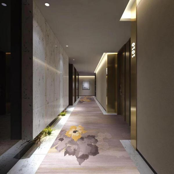 Commercial Flooring Fire Proof Wilton Carpet with Modern Style Solution Provider