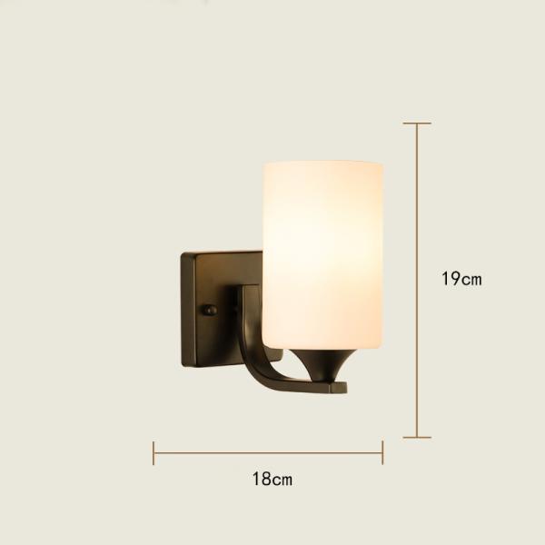 American bedside lamp Hotel modern simple creative bedroom wall lamp (WH-OR-113)