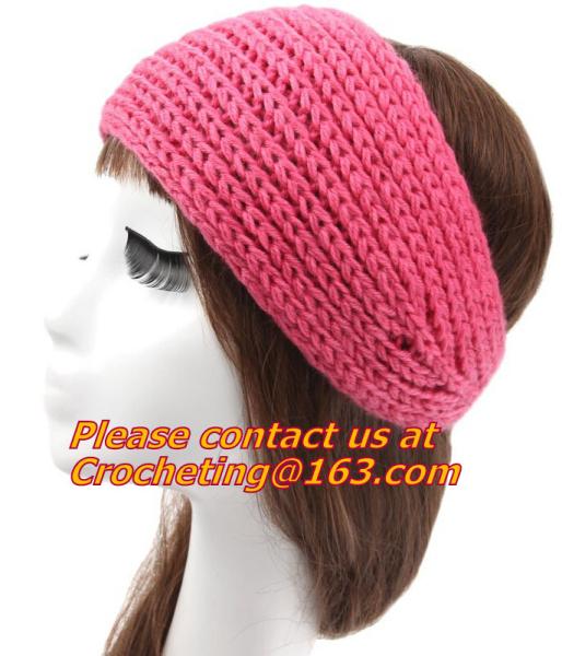 Best Winter Adult Children Warm Crochet Headbands Knitted Headbands Headwraps For Women