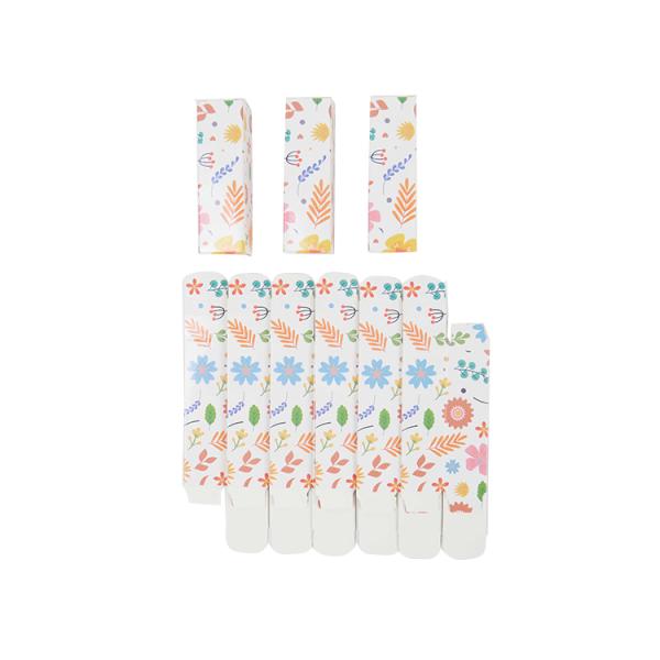 Logotipo personalizado Imprimido Tub End Kraft Paper Box para embalaje de lápiz labial cosmético Gloss labial