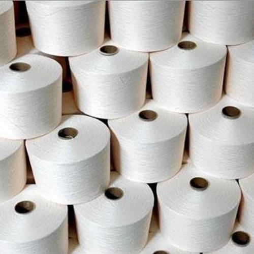 40/2 40/3 Fil blanc brut 100% polyester filé à l'anneau en gros