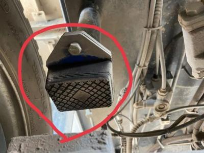 Shacman Crane Chassis Suspension Damping Pad Suspension Damping Block Shacman Original Steel Plate Limit Damping Pad