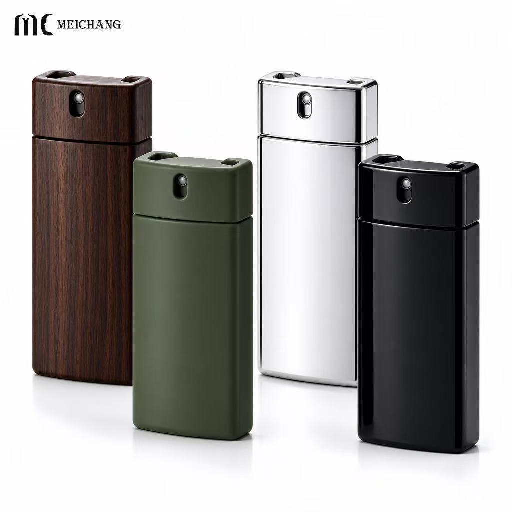 Square Refillable Perfume Spray Bottle – 10ml / 20ml / 40ml Portable Perfume Packaging (MC-1205)