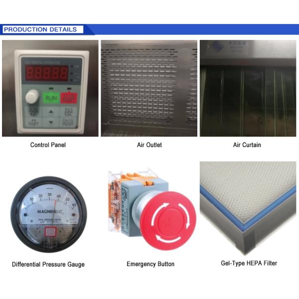 Контролируемые ПЛК будочки сдерживания Даунфлов порошка ламинарной подачи 2 лет гарантии