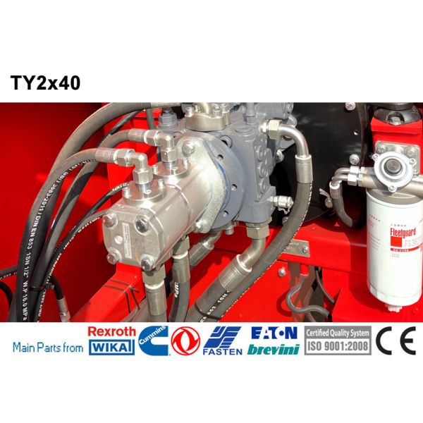 TY2x40-1800 Transmission Line Stringing Equipment Hydraulic Cable Tensioner
