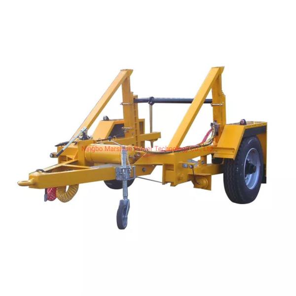 12T Mechanical Utility Reel Cable Drum Trailer 800MM-2100MM
