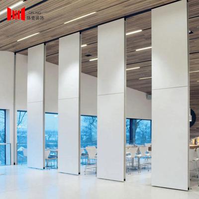 110mm Soundproof Movable Room Partition Aluminum Frame Fabric Surface