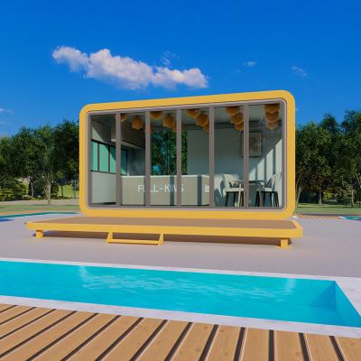 Color Size Customization Apple Cabin House Office Cabin Container 6*3*3m