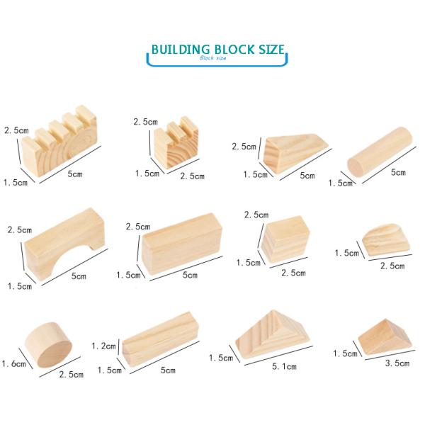 Montessori Education Wooden Grains Stacking Building Blocks Kindergarten Children Early Childhood Parenting Kids Toys