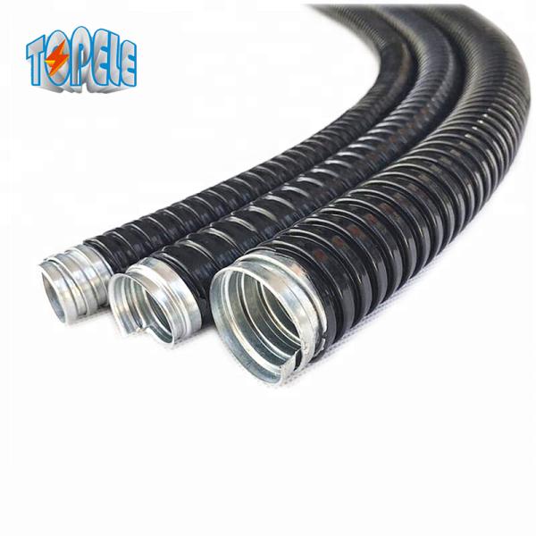 Galvanized Steel Electrical Cable Ip65 Flexible Metal Conduit PVC Coated