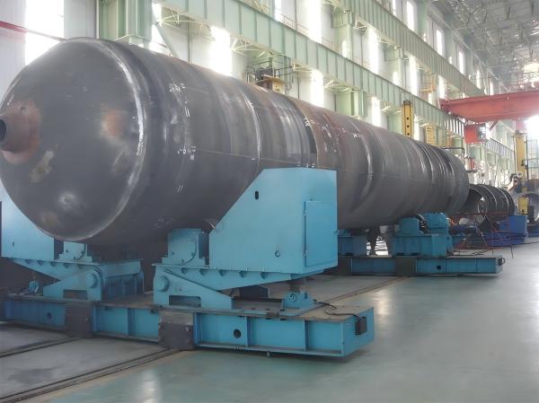 Heavy-Duty Anti-Creep Welding Roller Bed with 0.1 mm Precision and PLC-Driven Fuzzy Logic for Anti-Drift Turning Rolls