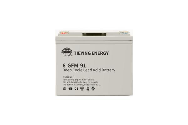 Batterie de chariot de golf au plomb acide de 91Ah 12V 6-GFM-91 pour chariot de golf