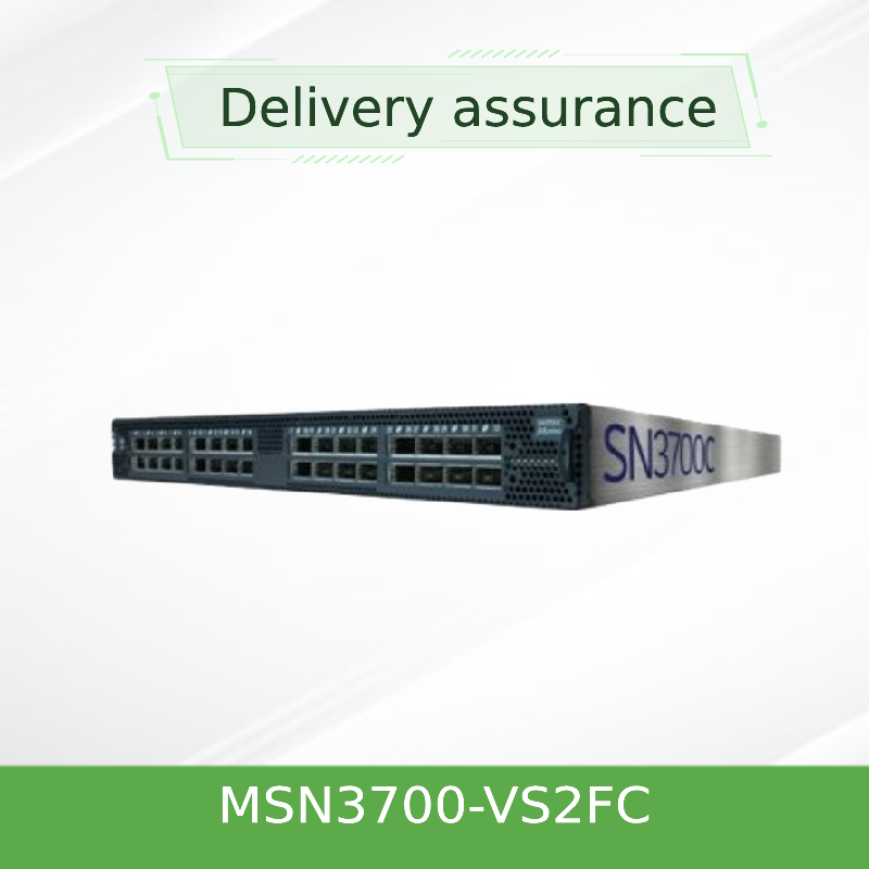 2 переключатель MSN3700-VS2FC 200GbE 1U Линукса кумулюса переключателя открытой сети AC PSUs Mellanox