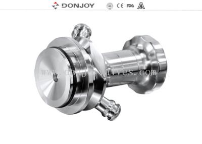 Válvula de preparação de amostras asséptica do manual de SS316L com porto da amostra do conector e da mangueira do encanamento para o tanque da cerveja