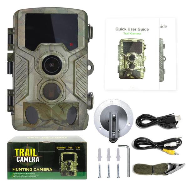 Luz exterior IP66 dos animais selvagens 46pcs 940nm IR de HD 16MP Motion Sensor Camera