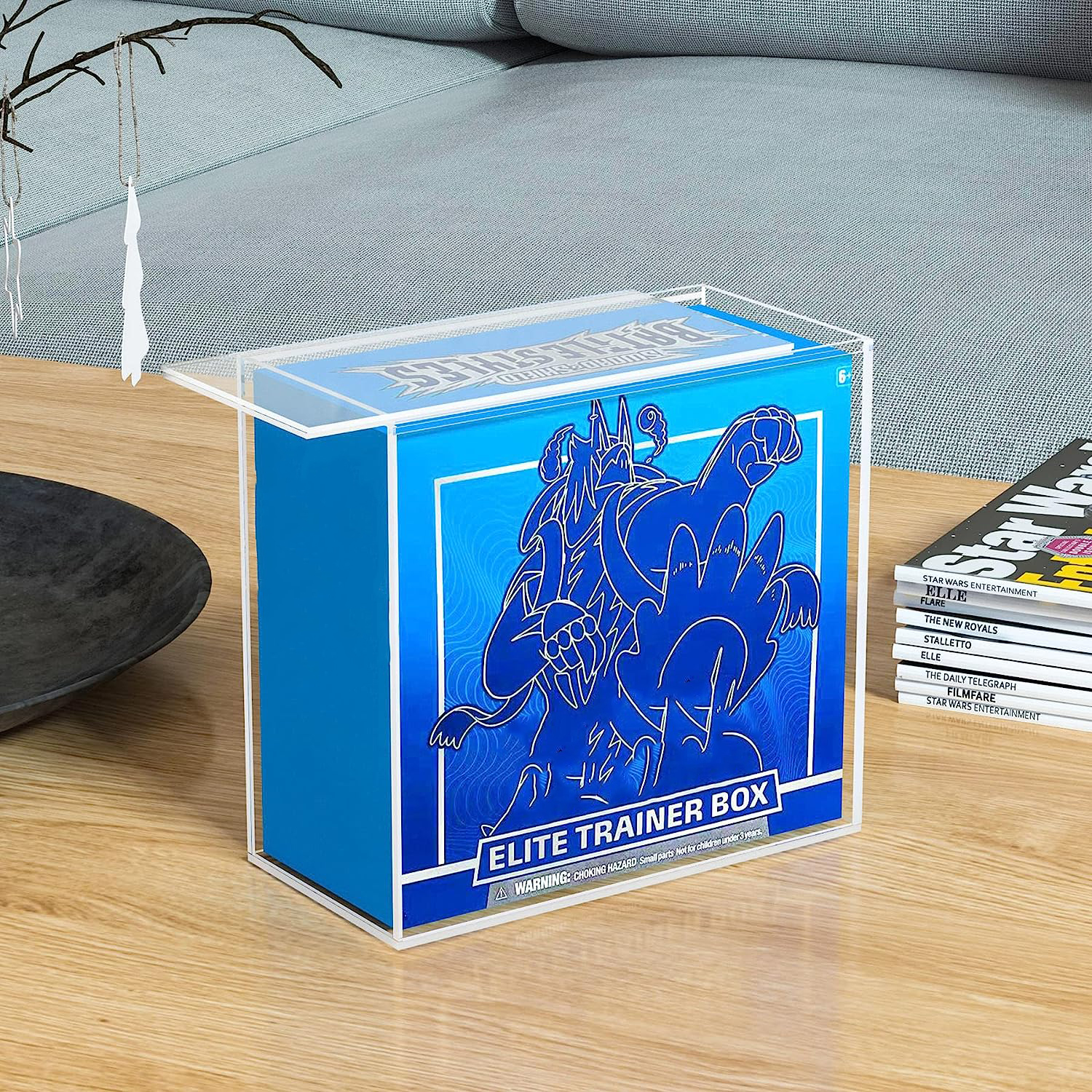 5mm Magnetic Protector Acrylic Display Box Dustproof And Scratch Resistant For PKMN Booster Box
