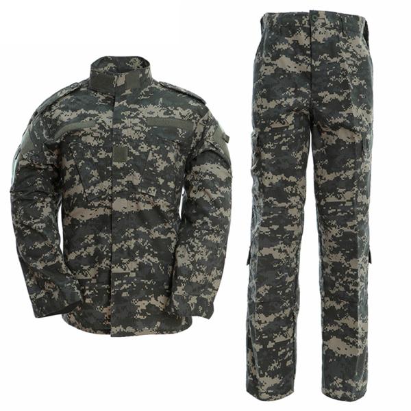 S-XXXL Outdoor Hiking Work Training Wear Long Sleeve Shirts Trousers ACU Men Camouflage Uniform