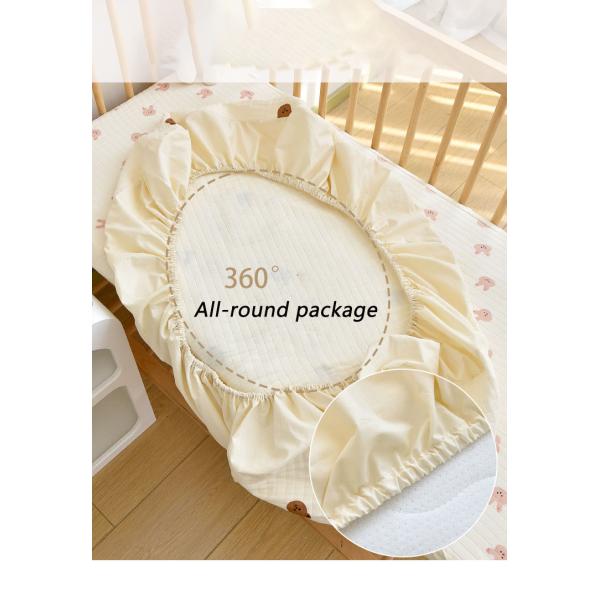 Soft and Breathable Baby Blanket Quilt Made of 100% Cotton Fiber for Newborn Swaddle
