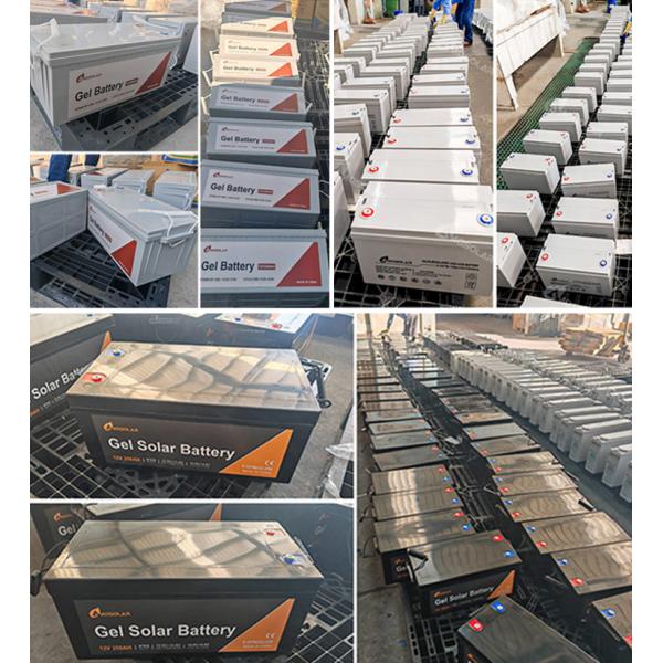 Amosolar 12V 100A 100 AH 100 Amp 200A 200 AH 200 Amp свинцовая кислотная гелевая батарея для OEM / ODM
