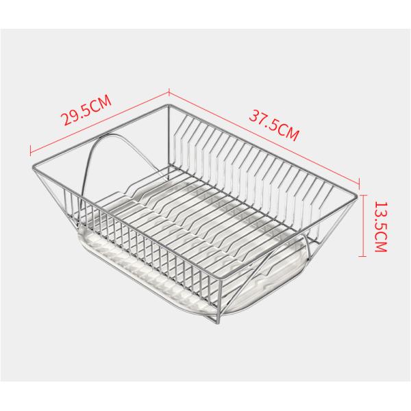 37.5cm Length 1KG Steel Kitchen Basket Rack For Dish Drying
