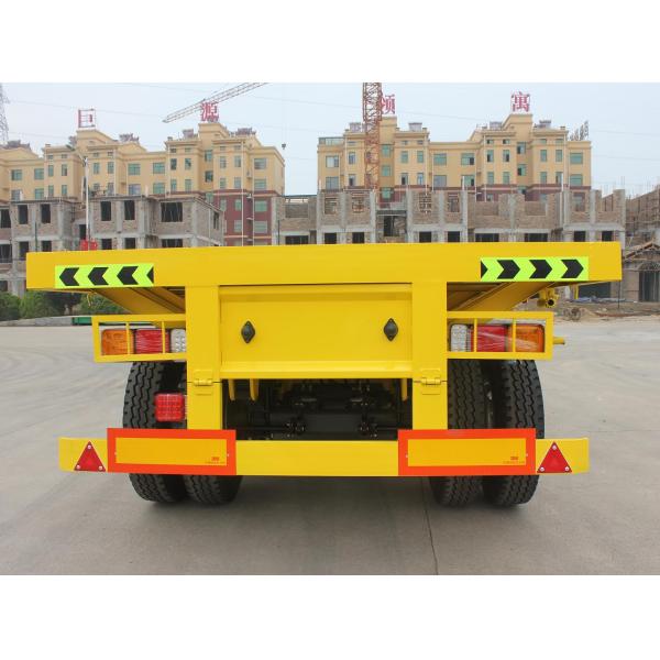 Container à lit élevé, châssis à 4 essieux, remorque de 20 40 48 53 pieds pour le transport de conteneurs