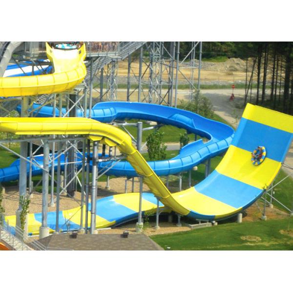 Waterslide бумеранга стеклоткани огромных на открытом воздухе водных горок парка Aqua взрослый