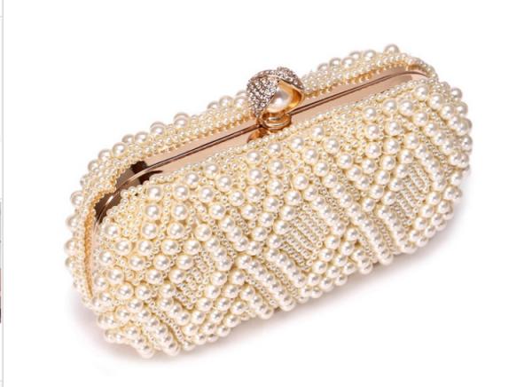 Cross-border new pearl dinner bag European and American lady banquet bag celebrity dress evening bag
