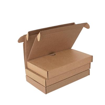 Caixa de presente ondulada Degradable que envia dos encarregados do envio da correspondência fáceis da dobra de Kraft a proteção completa