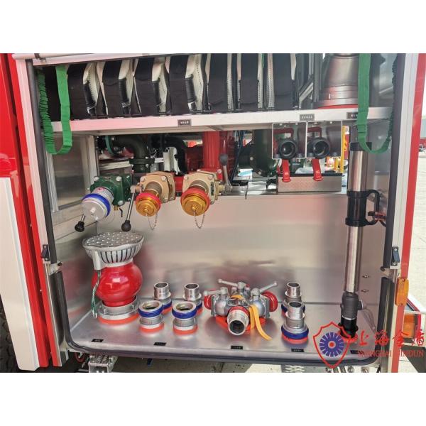 Industrial 206kw Water Foam Fire Truck Double Cabin Howo Chassis 4×2 Drive