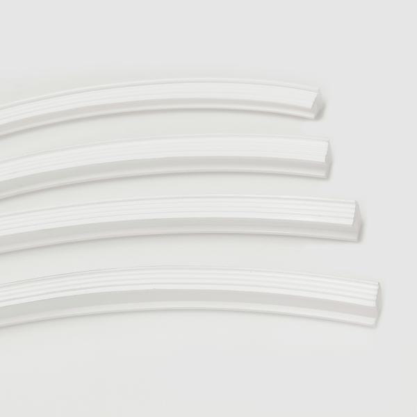 Custom Flexible Waterproof White Black Silicone LED RGB Ribbon Neon