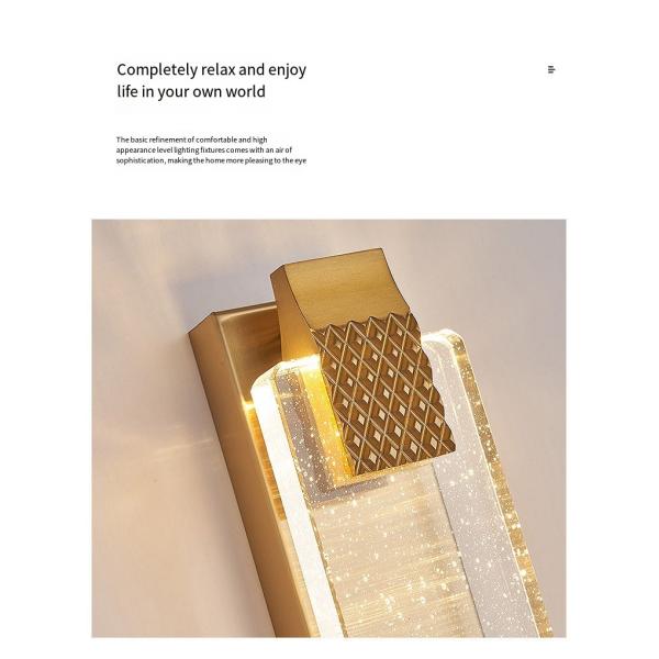 JYLIGHTING Wall Lights For Home Indoor Light Wall Lamp Led For Corridor Lighting Luxurious Modern Crystal Wall Lamp